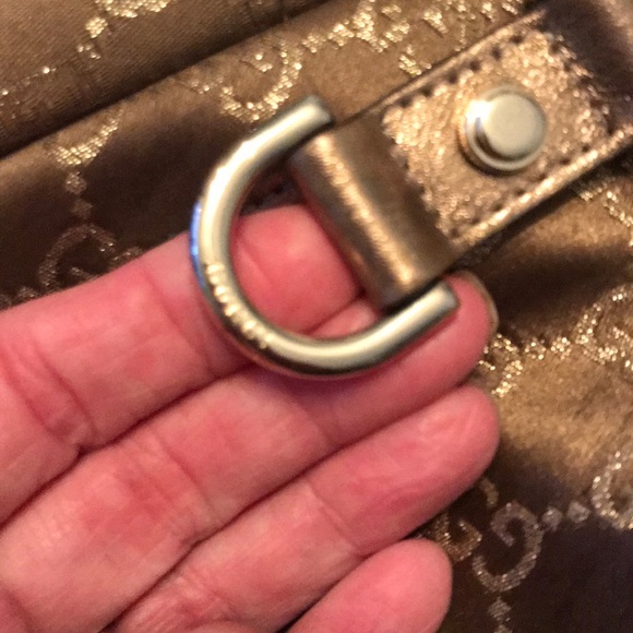Authentic Gucci bronze satin purse - Picture 8 of 8